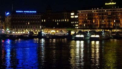 Swedish colours on the water