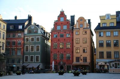 This is the centre of the old town of Gamla Stan: Stortorget